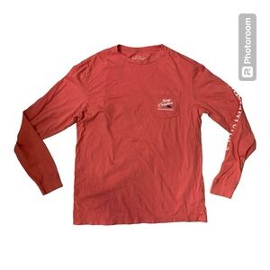 Vineyard Vines “Merry Christmas” Long Sleeve Tee Sz.M